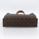 LOUIS VUITTON Monogram Sac Plat Hand Bag M51140 LV Auth BA11074-9