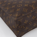 LOUIS VUITTON Monogram Sac Plat Hand Bag M51140 LV Auth BA11075-16