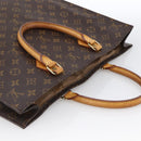 LOUIS VUITTON Monogram Sac Plat Hand Bag M51140 LV Auth BA11075-6
