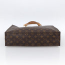 LOUIS VUITTON Monogram Sac Plat Hand Bag M51140 LV Auth BA11075-5