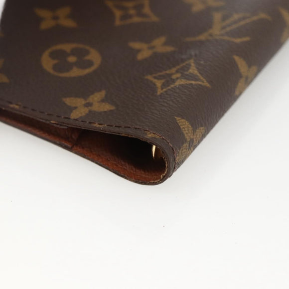 LOUIS VUITTON Monogram Agenda PM Day Planner Cover R20005 LV Auth BA11076