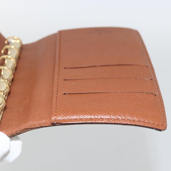 LOUIS VUITTON Monogram Agenda PM Day Planner Cover R20005 LV Auth BA11076