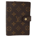 LOUIS VUITTON Monogram Agenda PM Day Planner Cover R20005 LV Auth BA11076-13