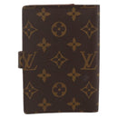 LOUIS VUITTON Monogram Agenda PM Day Planner Cover R20005 LV Auth BA11076-2