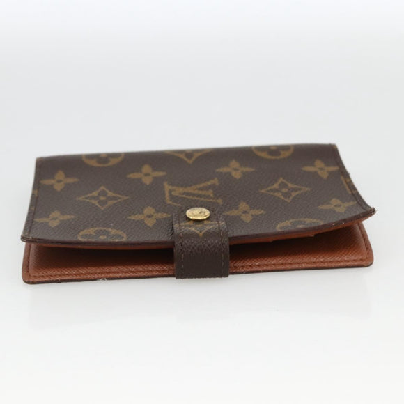 LOUIS VUITTON Monogram Agenda PM Day Planner Cover R20005 LV Auth BA11076