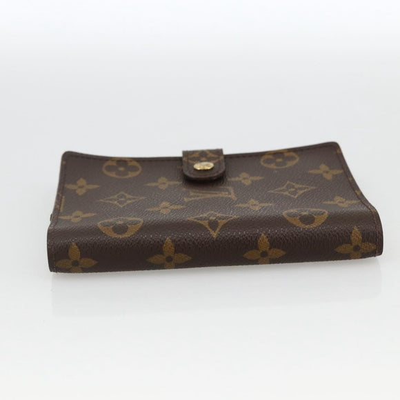 LOUIS VUITTON Monogram Agenda PM Day Planner Cover R20005 LV Auth BA11076