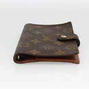 LOUIS VUITTON Monogram Agenda PM Day Planner Cover R20005 LV Auth BA11076-6