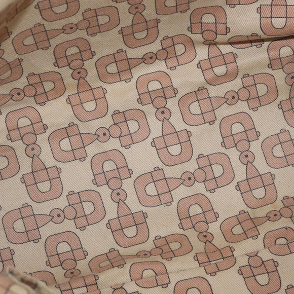 GUCCI GG Canvas Tote Bag Beige Gold 137396 Auth BA11082