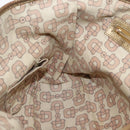 GUCCI GG Canvas Tote Bag Beige Gold 137396 Auth BA11082-18