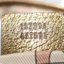 GUCCI GG Canvas Tote Bag Beige Gold 137396 Auth BA11082-21