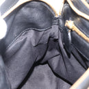 Chloe Hand Bag Leather Black Gold Auth BA11087-18