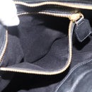 Chloe Hand Bag Leather Black Gold Auth BA11087-20