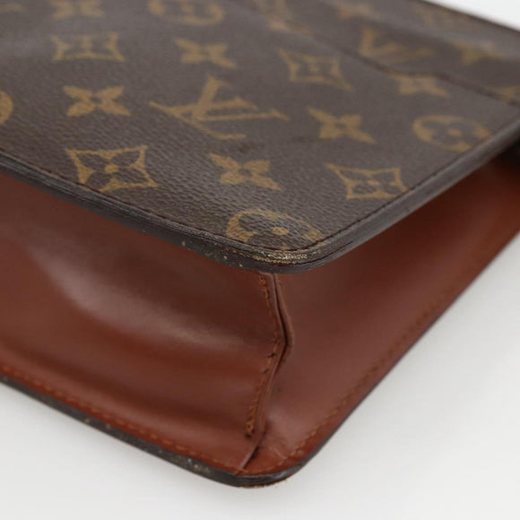 LOUIS VUITTON Monogram Pochette Homme Clutch Bag M51795 LV Auth BA11096