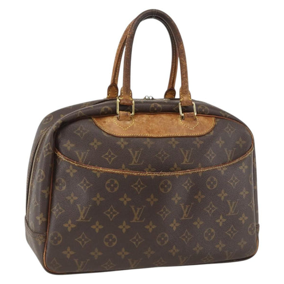 LOUIS VUITTON Monogram Deauville Hand Bag M47270 LV Auth BA11099