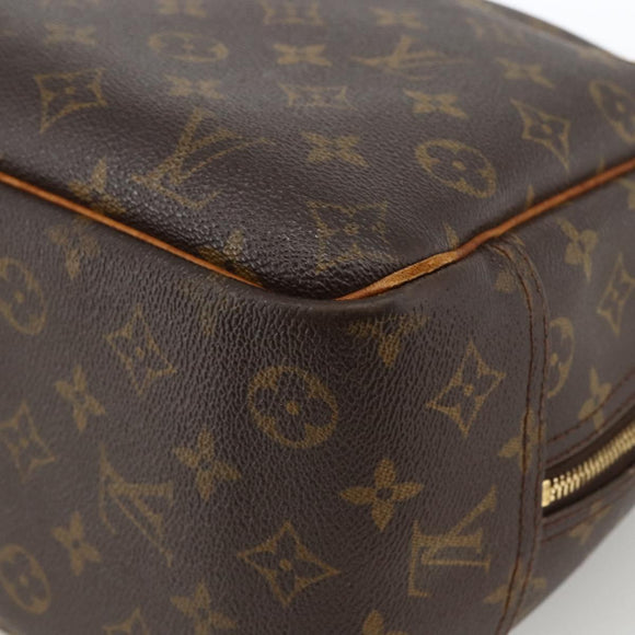 LOUIS VUITTON Monogram Deauville Hand Bag M47270 LV Auth BA11099