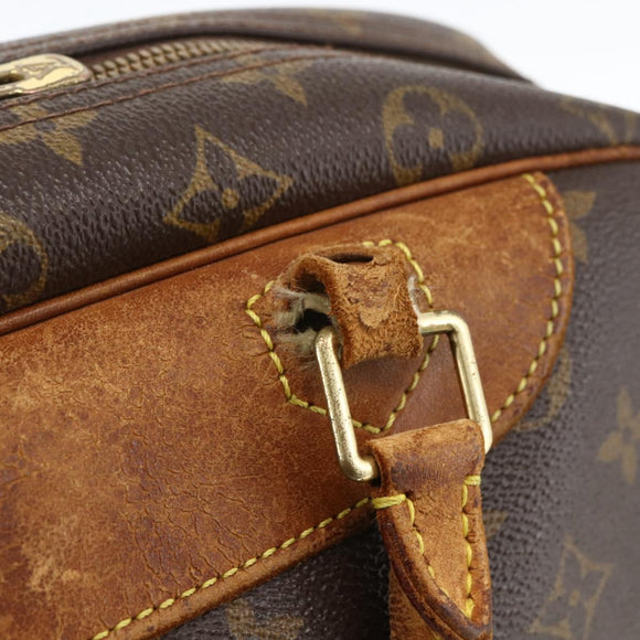 LOUIS VUITTON Monogram Deauville Hand Bag M47270 LV Auth BA11099