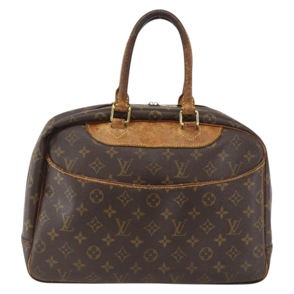 LOUIS VUITTON Monogram Deauville Hand Bag M47270 LV Auth BA11099