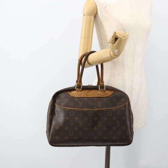 LOUIS VUITTON Monogram Deauville Hand Bag M47270 LV Auth BA11099