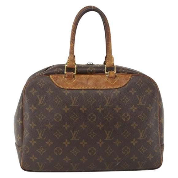 LOUIS VUITTON Monogram Deauville Hand Bag M47270 LV Auth BA11099