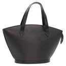 LOUIS VUITTON Epi Saint Jacques Shoulder Bag Black M50042 LV Auth BA1110-1
