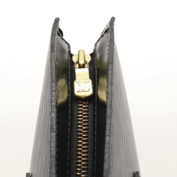LOUIS VUITTON Epi Saint Jacques Shoulder Bag Black M50042 LV Auth BA1110