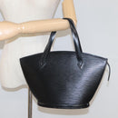LOUIS VUITTON Epi Saint Jacques Shoulder Bag Black M50042 LV Auth BA1110-20