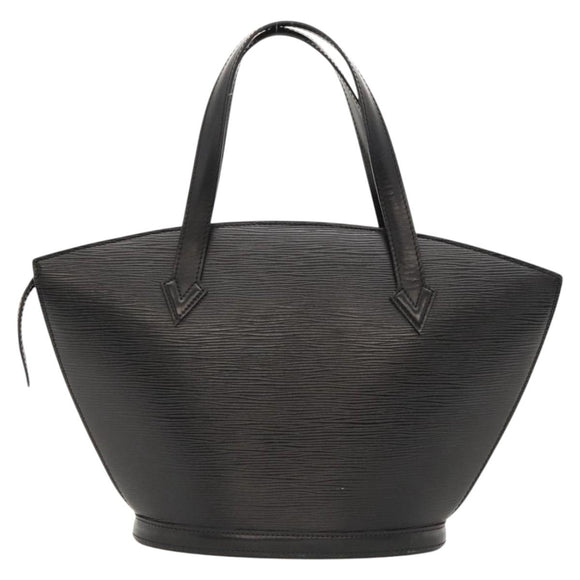 LOUIS VUITTON Epi Saint Jacques Shoulder Bag Black M50042 LV Auth BA1110