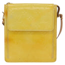 LOUIS VUITTON Monogram Vernis Motto Accessory Pouch Gris M91030 LV Auth BA11103-2