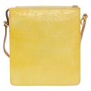 LOUIS VUITTON Monogram Vernis Motto Accessory Pouch Gris M91030 LV Auth BA11103-3