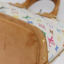 LOUIS VUITTON Monogram Multicolor Alma Hand Bag White M92647 LV Auth BA11105-16