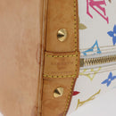 LOUIS VUITTON Monogram Multicolor Alma Hand Bag White M92647 LV Auth BA11105-17