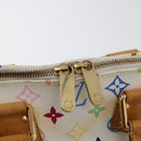 LOUIS VUITTON Monogram Multicolor Alma Hand Bag White M92647 LV Auth BA11105-18