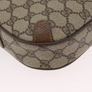 GUCCI GG Supreme Web Sherry Line Bag PVC Beige Gold 89 02 066 Auth BA11106-15