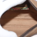 GUCCI GG Supreme Web Sherry Line Bag PVC Beige Gold 89 02 066 Auth BA11106-11