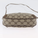 GUCCI GG Supreme Web Sherry Line Bag PVC Beige Gold 89 02 066 Auth BA11106-5