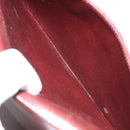 CARTIER Must Line Umhängetasche Leder Bordeaux Gold Auth BA11108-22