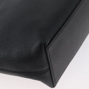 VALENTINO Rock Studs Tote Bag Leather Black Silver Auth BA11109-9