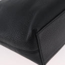 VALENTINO Rock Studs Tote Bag Leather Black Silver Auth BA11109-15