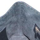 VALENTINO Rock Studs Tote Bag Leather Black Silver Auth BA11109-18
