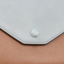 CELINE Large Flap Chain Shoulder Bag Leather Multicolor Gold Auth BA11111-18