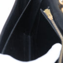 CELINE Large Flap Chain Shoulder Bag Leather Multicolor Gold Auth BA11111-20