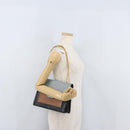 CELINE Large Flap Chain Shoulder Bag Leather Multicolor Gold Auth BA11111-25