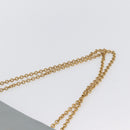 CELINE Large Flap Chain Shoulder Bag Leather Multicolor Gold Auth BA11111-8