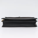 CELINE Large Flap Chain Shoulder Bag Leather Multicolor Gold Auth BA11111-5