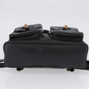 GUCCI Bambus Rucksack Leder Schwarz Gold 003 2058 0016 Auth BA11115-5