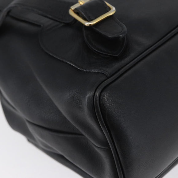 GUCCI Bambus Rucksack Leder Schwarz Gold 003 2058 0016 Auth BA11115