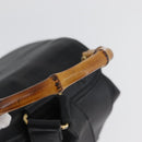 GUCCI Bambus Rucksack Leder Schwarz Gold 003 2058 0016 Auth BA11115-8