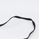 Salvatore Ferragamo Vala Shoulder Bag Satin Black Gold Auth BA11117-8