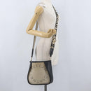 Stella MacCartney Shoulder Bag Canvas Leather 2way Beige Gold Auth BA11119-19