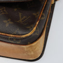 LOUIS VUITTON Monogram Cartouchiere MM Shoulder Bag M51253 LV Auth BA11124-9
